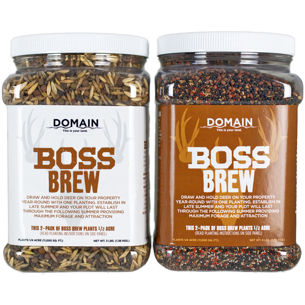 Domain Boss Brew Annual & Perennial Seed Mix - 1/2 Acre Plot