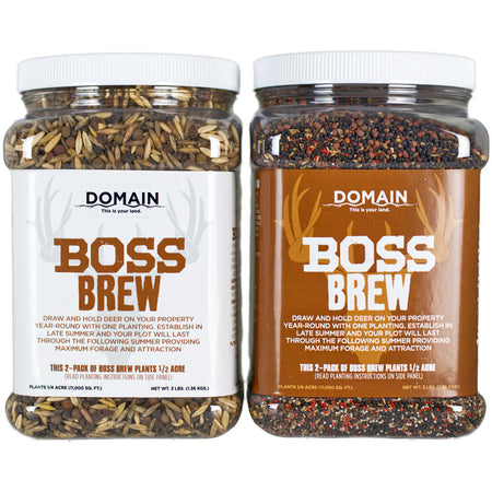 Domain Boss Brew Annual & Perennial Seed Mix - 1/2 Acre Plot