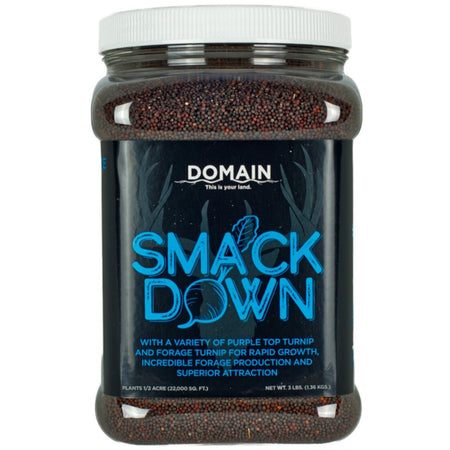 Domain Smack Down Annual Turnip Seed Mix - 1/2 Acre Coverage
