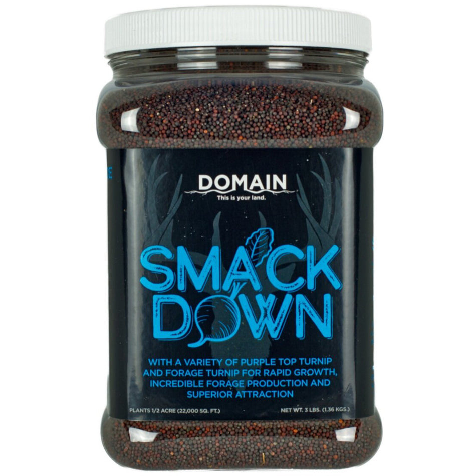 Domain Smack Down Annual Turnip Seed Mix - 1/2 Acre Coverage