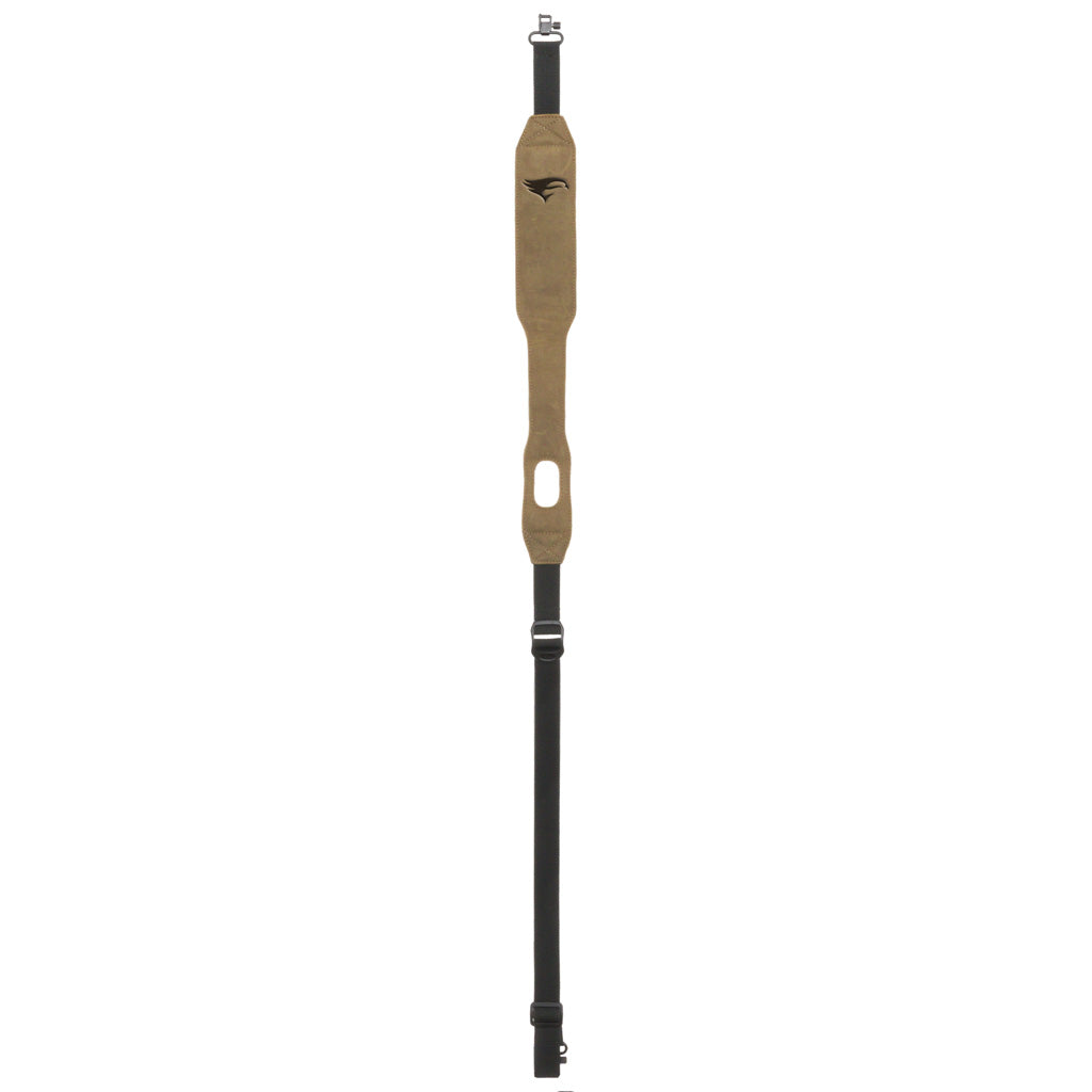 Elevation Buckskin Refined Leather Rifle Sling with Shoulder Pad