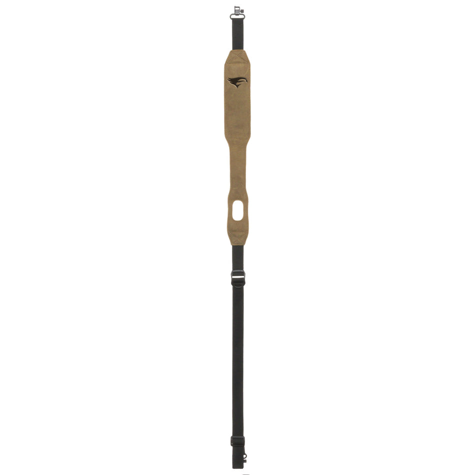 Elevation Buckskin Refined Leather Rifle Sling with Shoulder Pad