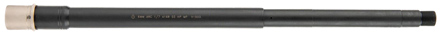 Ballistic Advantage BABL6MM001PQ 6mm ARC 16" Threaded SPR Midlength Low Pro Gas Block AR-15 Barrel Black QPQ