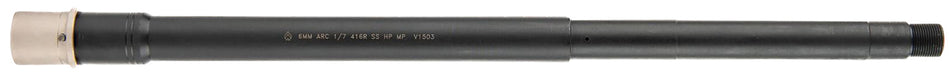 Ballistic Advantage BABL6MM001PQ 6mm ARC 16" Threaded SPR Midlength Low Pro Gas Block AR-15 Barrel Black QPQ