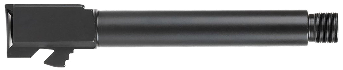 Ballistic Advantage BAPSG175T1Q 9mm Glock 17 Gen 5 Fluted Threaded Pistol Barrel Black QPQ Hardened Stainless Steel