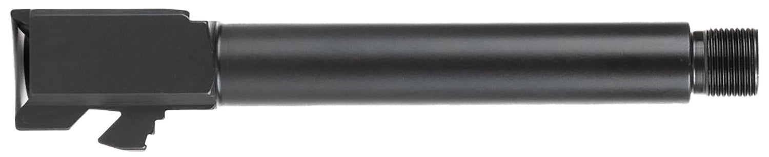 Ballistic Advantage BAPSG175T1Q 9mm Glock 17 Gen 5 Fluted Threaded Pistol Barrel Black QPQ Hardened Stainless Steel