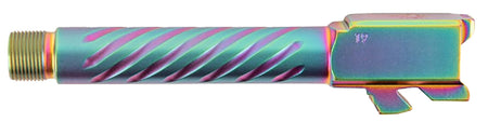 Ballistic Advantage BAPSG175T3W 9mm Glock 17 Gen 5 Spiral Fluted Threaded Pistol Barrel Iridescent PVD Hardened Stainless Steel