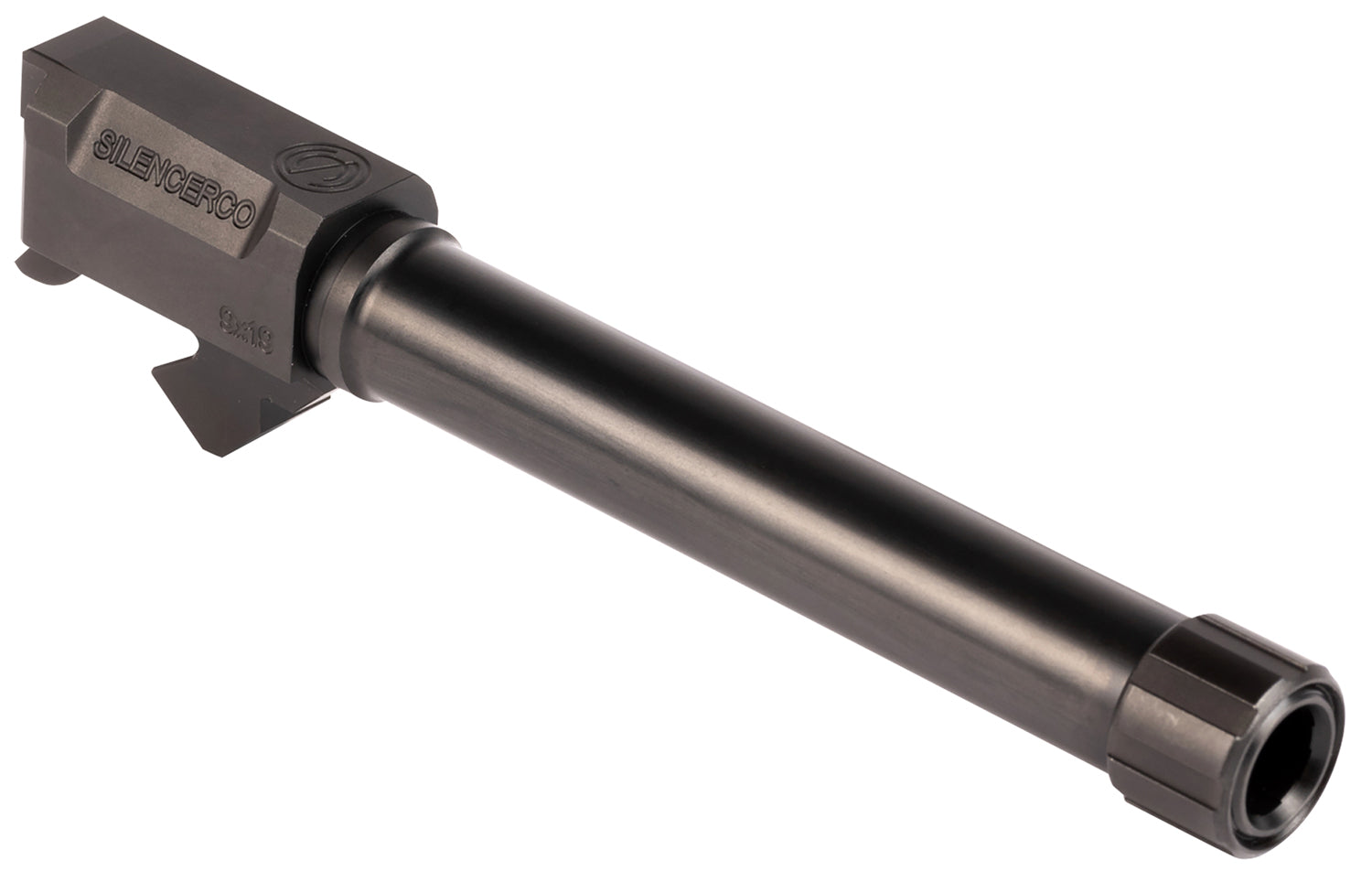 SilencerCo Threaded Barrel AC859 5" 9mm for Sig P226, Black Nitride Stainless
