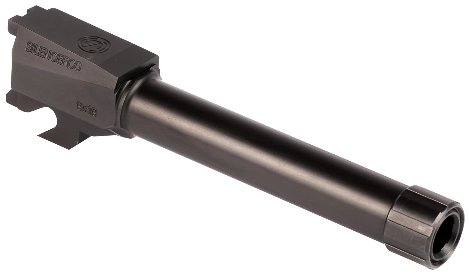 SilencerCo Threaded Barrel AC2486 4.50" 9mm for Sig P320 Compact, Black Nitride