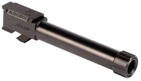 SilencerCo Threaded Barrel AC1757 4.50" .40 S&W for Glock 23, Black Nitride
