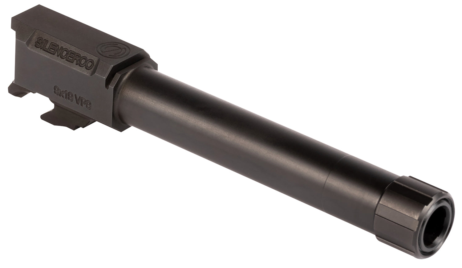 SilencerCo Threaded Barrel AC1549 4.50" 9mm for HK VP9, Black Nitride Stainless
