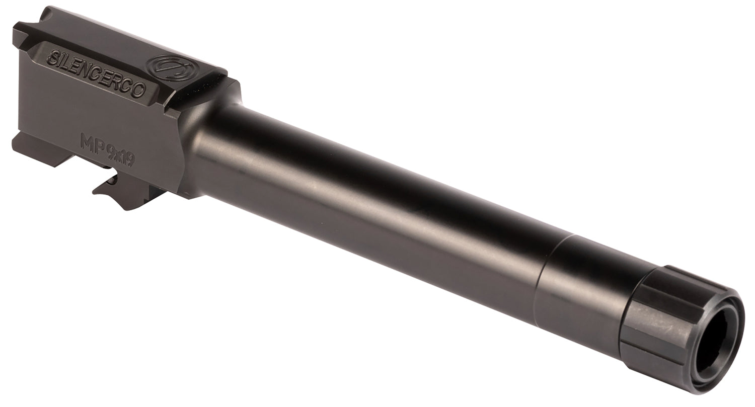 SilencerCo Threaded Barrel AC2023 4.75" 9mm for S&W M&P9, Black Nitride Stainless
