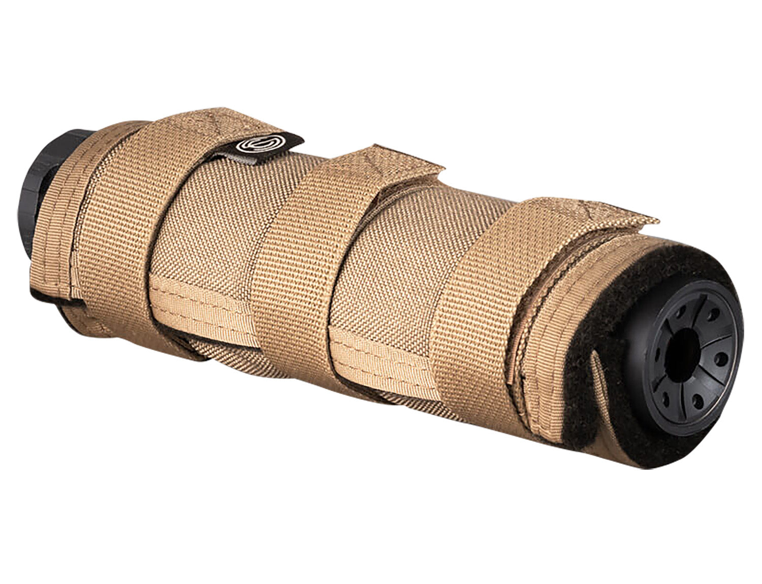 SilencerCo AC1985 6" FDE Nylon Suppressor Cover, High Temp Rated