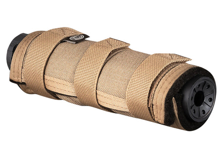 SilencerCo AC1986 7.5-Inch FDE Nylon Suppressor Cover, High Temp Rated