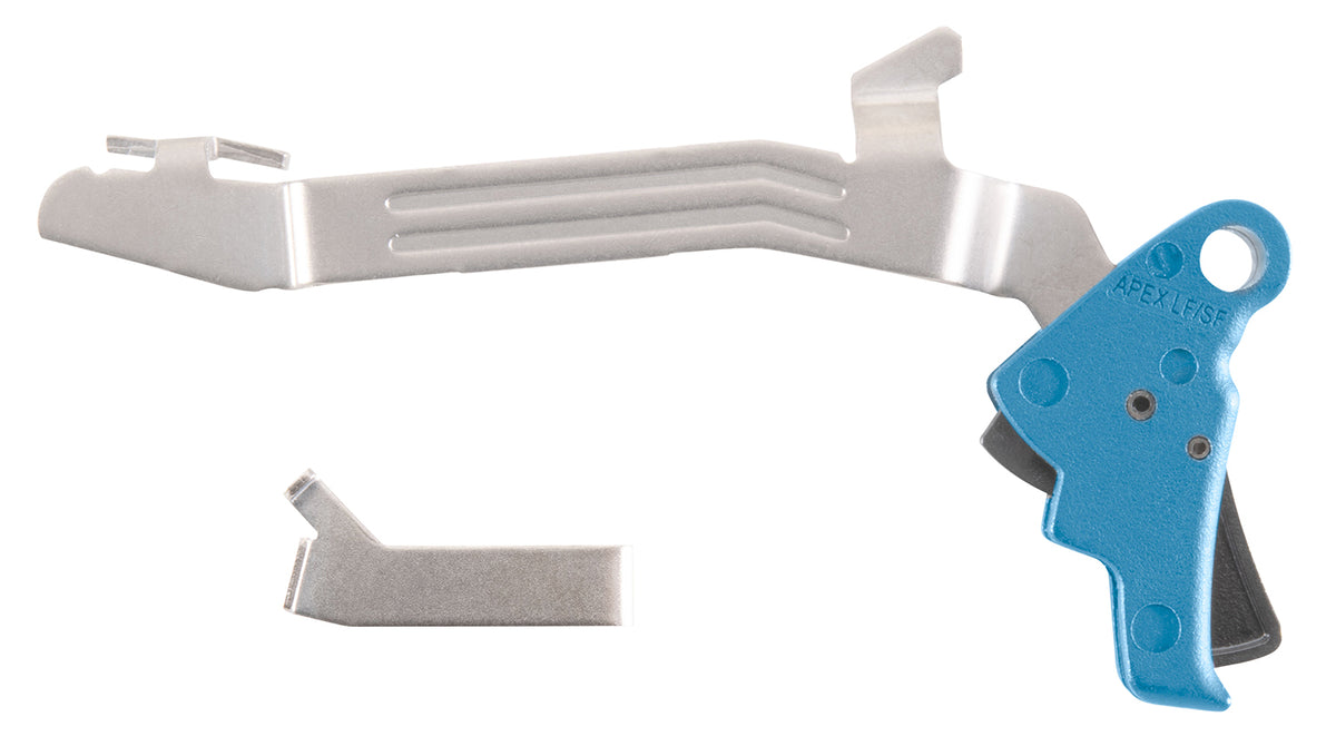 Apex 102P117BLU Slim Drop-In Action Enhancement Trigger Kit Blue Glock 43/43X/48