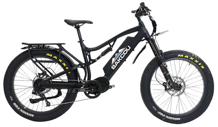 Bakcou Storm G2 25Ah Medium Fat E-Bike Matte Black 17" Stand Over 30.50" Frame Sram 9sp Bafang M620 Motor