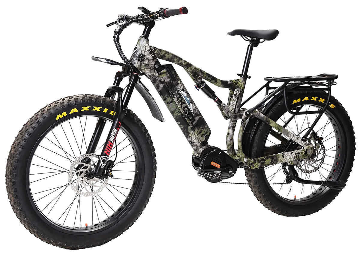 Bakcou Storm G2 25Ah Large Fat E-Bike Kryptek Altitude 19" Frame Sram 11-34t Cassette Bafang M620 Mid-Drive Motor