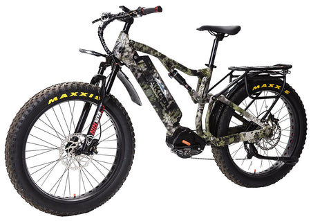 Bakcou Storm G2 25Ah Large Fat E-Bike Kryptek Altitude 19" Frame Sram 11-34t Cassette Bafang M620 Mid-Drive Motor