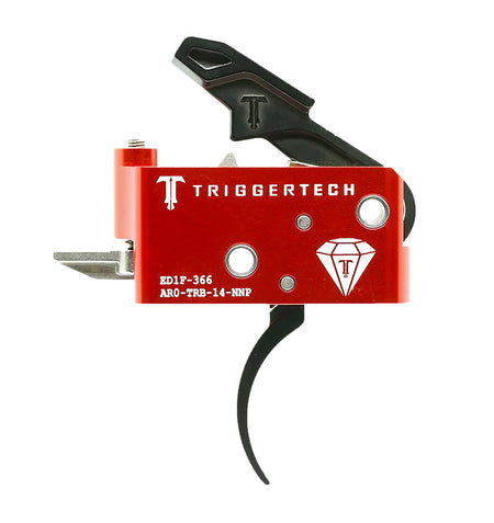 TriggerTech AR-15 Diamond Black Pro Curved Two-Stage Trigger Adjustable 1.5-4 lbs