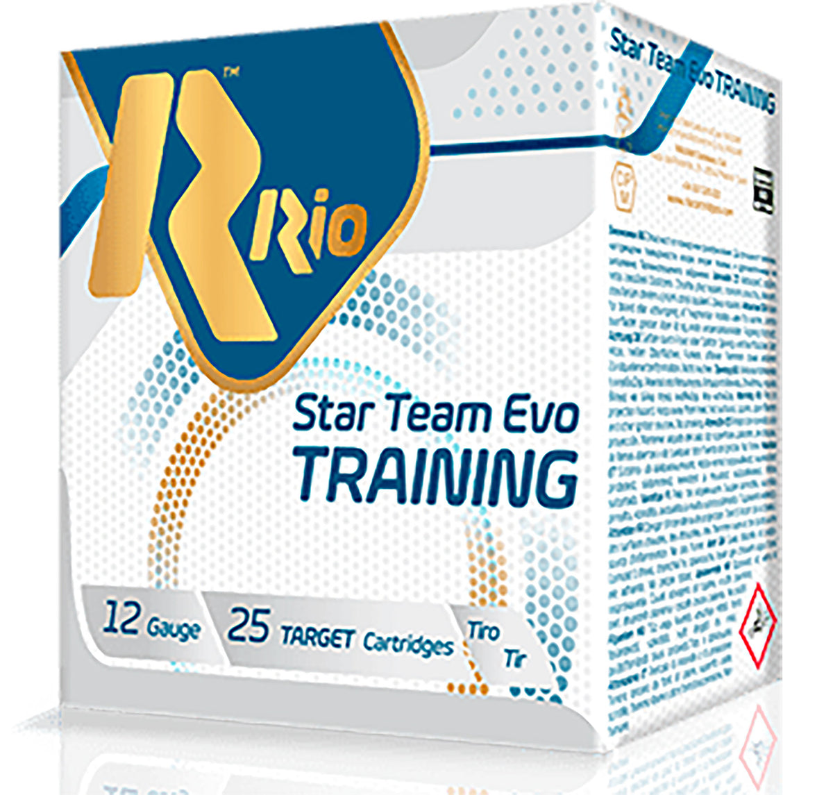 Rio Ammunition 12 Gauge Shotgun Ammo Star Team Evo Target 2.75 in 1-1/8 oz #8
