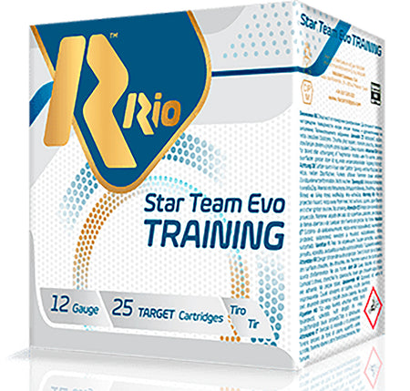 Rio Ammunition 12 Gauge Shotgun Ammo Star Team Evo Target 2.75 in 1-1/8 oz #8