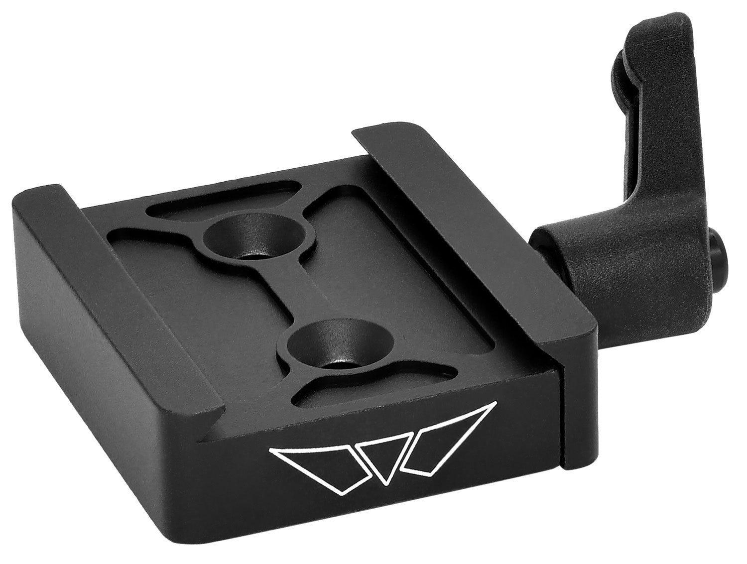 Warne 7955M ARCA Rail Bipod Adapter Skyline Black Steel Anodized
