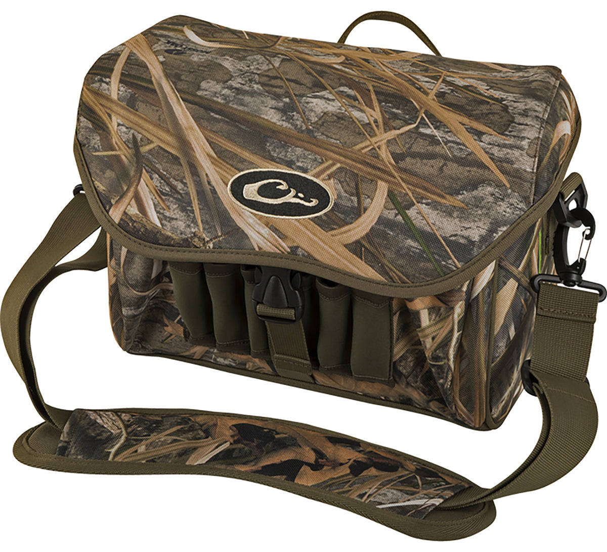 Drake Waterfowl DA1051022 Refuge HD-2 Blind Bag Mossy Oak Shadow Grass Habitat Zipper Closure