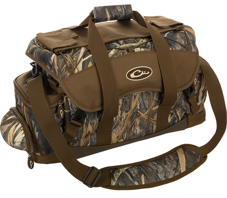 Drake Waterfowl DA2020022 Refuge Mossy Oak Bottomland HD-2 Blind Bag Heavy Duty Nylon Zipper Closure