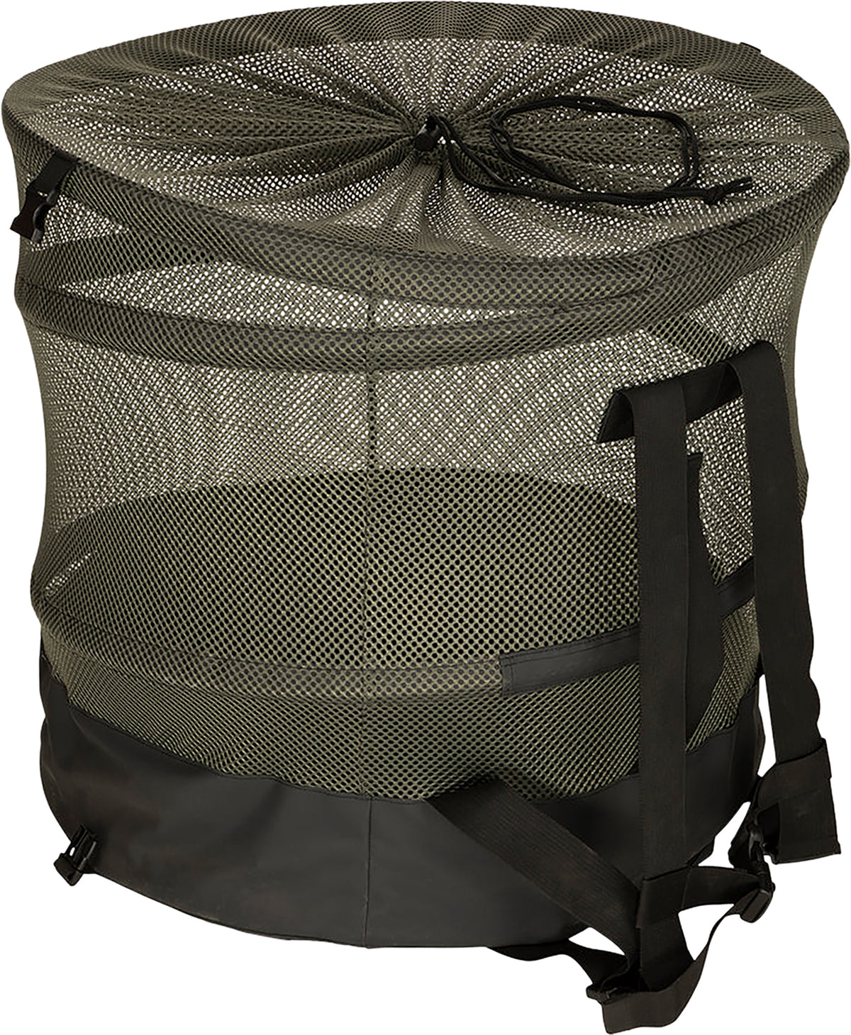 Drake Waterfowl DA1115OLV Stand-Up Decoy Bag Large - Olive, Heavy-Duty Polyester Mesh