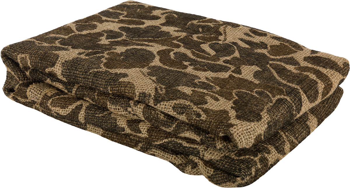 Drake Waterfowl DA1200016 4' x 12' Old School Camo Burlap Blind Blanket