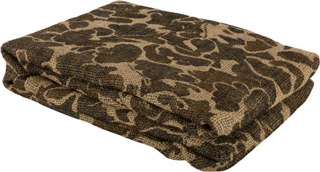Drake Waterfowl DA1200016 4' x 12' Old School Camo Burlap Blind Blanket
