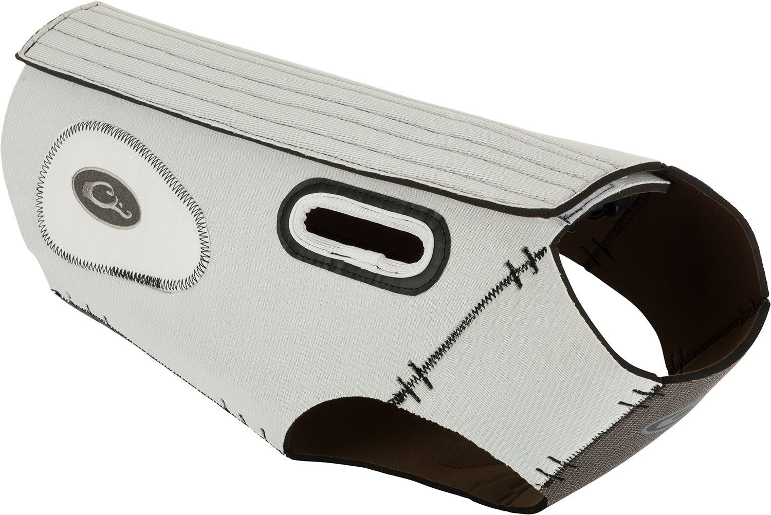 Drake Waterfowl Neoprene Dog Vest Large White Reinforced Protection Built-In Handle