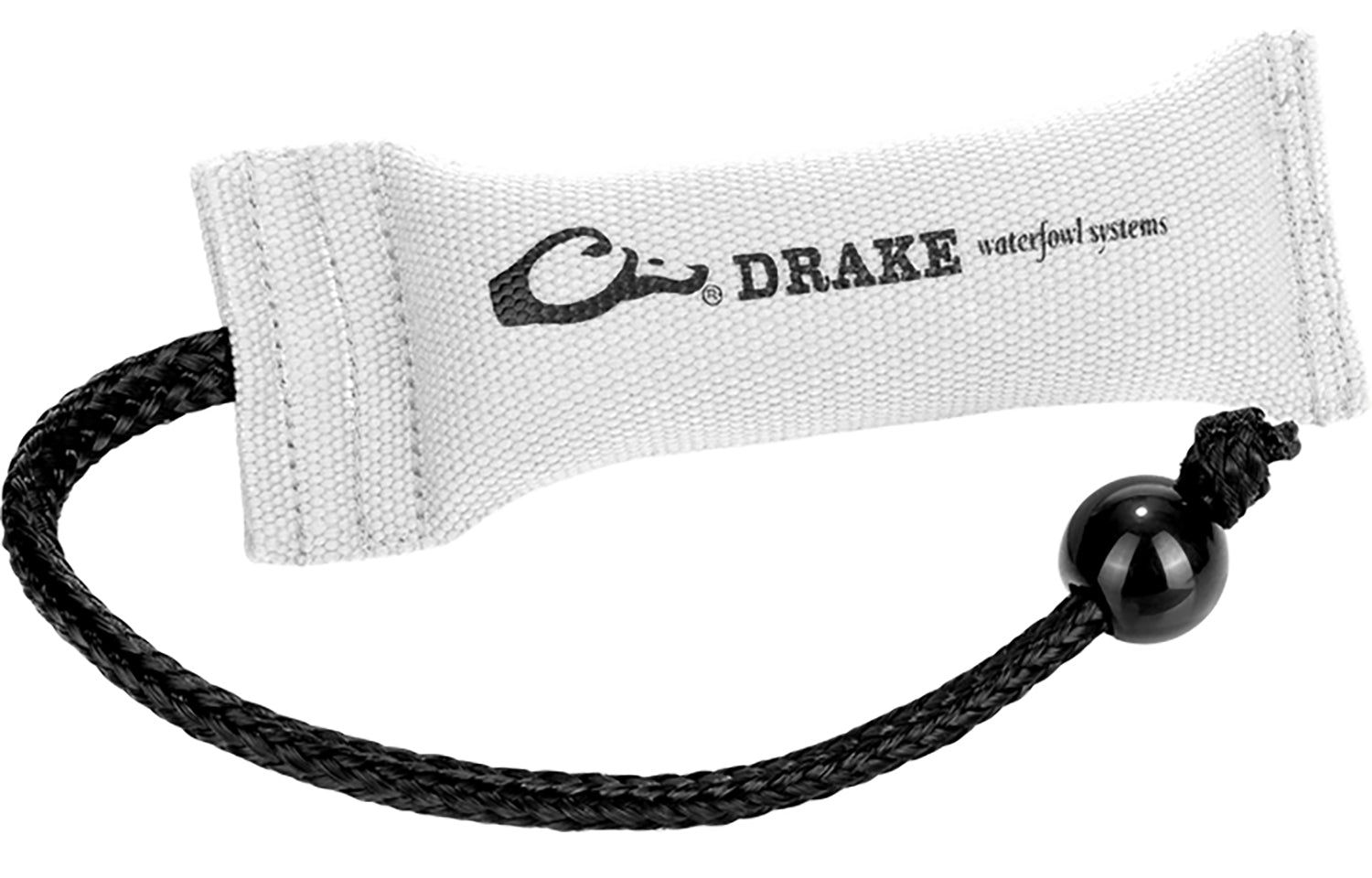 Drake Waterfowl GD1000WHT Small 9" White Firehose Dog Bumper Polyester Cork Fill