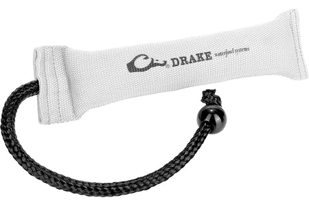 Drake Waterfowl GD2000WHT Medium 12" White Firehose Dog Bumper Polyester Cork Fill