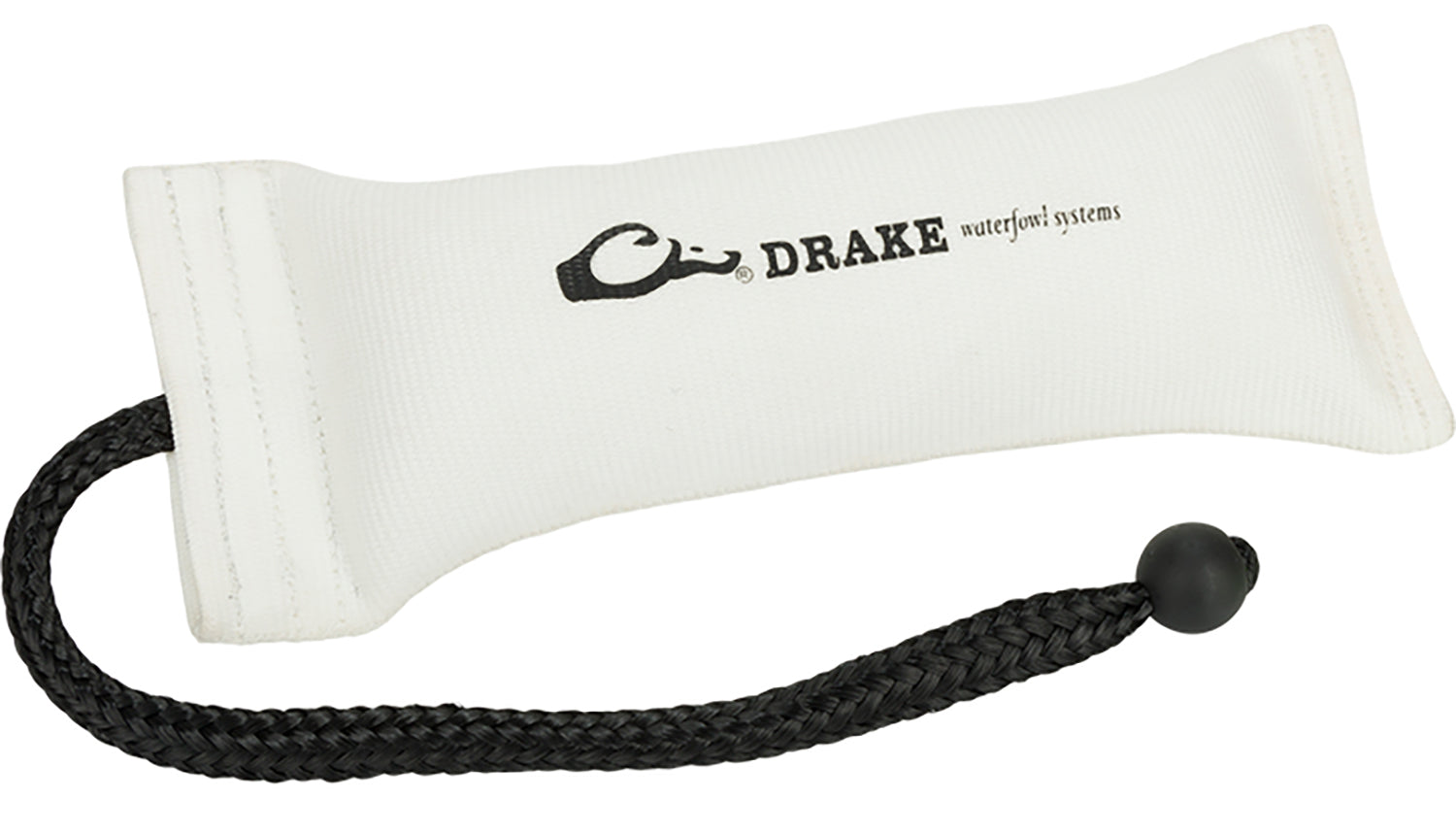 Drake Waterfowl GD3000WHT Large 12" White Firehose Dog Bumper Polyester Cork Fill