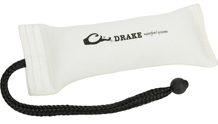 Drake Waterfowl GD3000WHT Large 12" White Firehose Dog Bumper Polyester Cork Fill