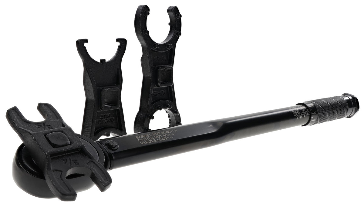 Wheeler 1199887 XL Torque Wrench and Mil-Spec Crowfoot Set