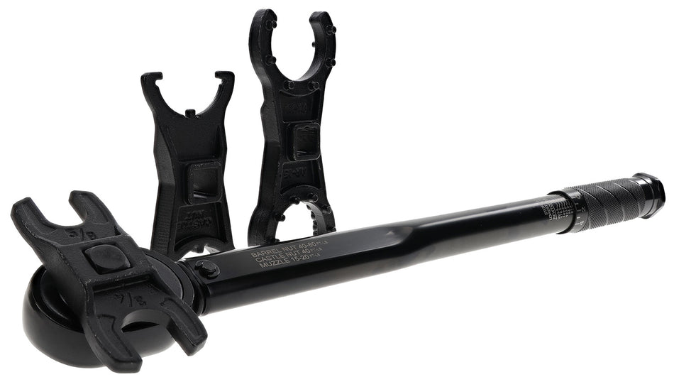 Wheeler 1199887 XL Torque Wrench and Mil-Spec Crowfoot Set