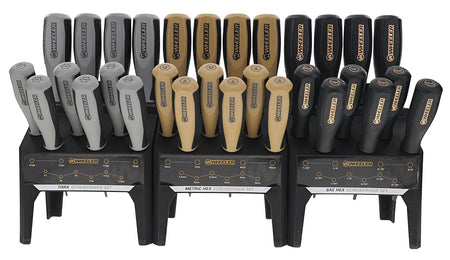 Wheeler 4002882 Hex/Torx 30-Piece Screwdriver Set with Benchtop Stand
