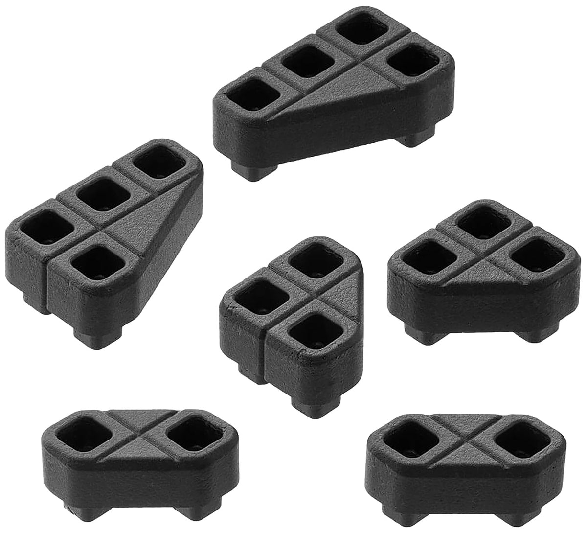 Magpul MAG1366-BLK DAKA Angled Block Kit with 45 Degree and 30/60 Degree Blocks Black