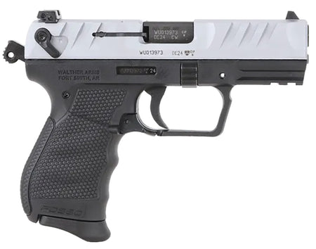 Walther Arms 5050509 PD380 Carry Frame 380 ACP 9+1 3.70" Black Stainless Steel Barrel, Stainless Serrated Steel Slide, Black Polymer Frame, Textured Wraparound Grip
