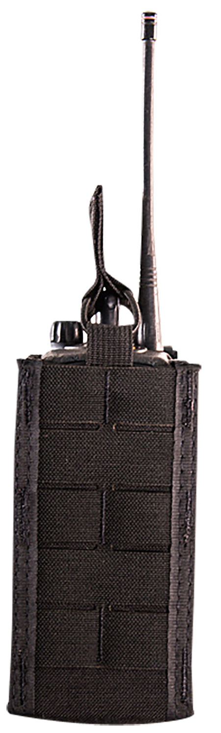 High Speed Gear TACO Duty Radio Holder 41RD00BK Black Nylon Bungee MOLLE & Belt