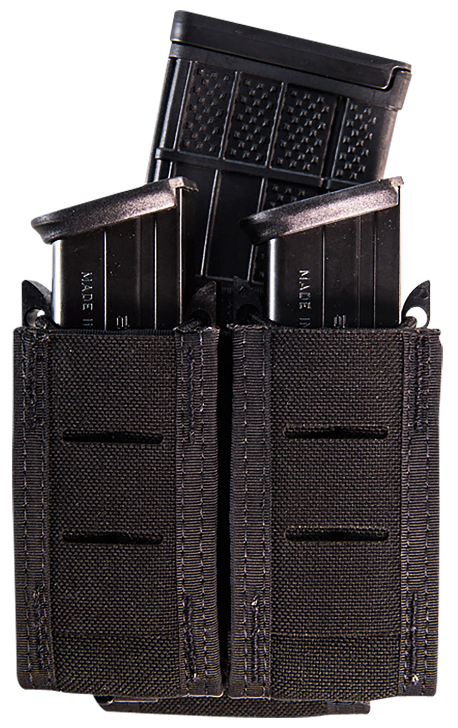 High Speed Gear TACO Duty Double Pouch 41TP02BK Black Nylon Fits MOLLE & 2" Belt