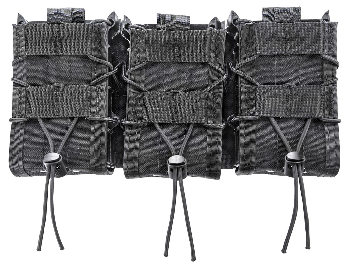 High Speed Gear TACO Double Decker Shingle 45DD00BK Black Nylon MOLLE 3 Rifle & 3 Pistol