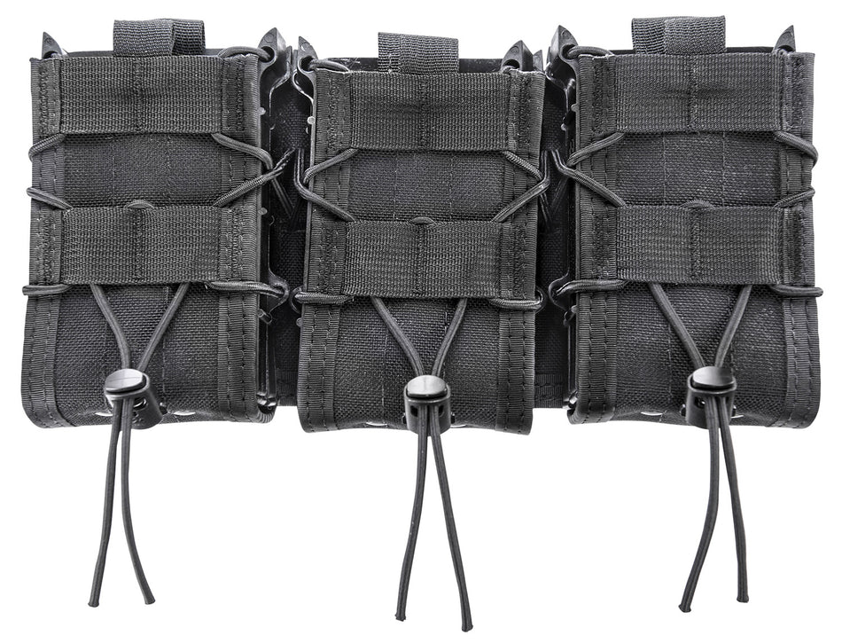 High Speed Gear TACO Double Decker Shingle 45DD00BK Black Nylon MOLLE 3 Rifle & 3 Pistol