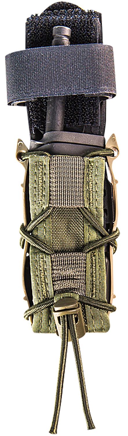 High Speed Gear TACO Single Pistol Mag Pouch 11PT00OD OD Green Nylon Fits MOLLE & Belt