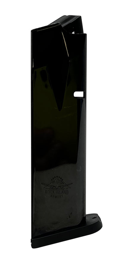 Rock Island 42384 5.0 17-Round Flush Fit 9mm Luger Magazine Black Steel