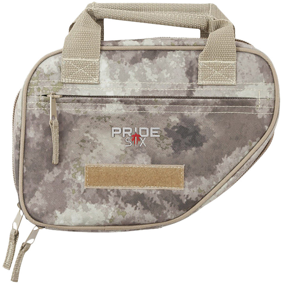 Tac Six 10941 Battalion Pistol Case Tan A-TACS AU Neoprene 10 Inch Lockable