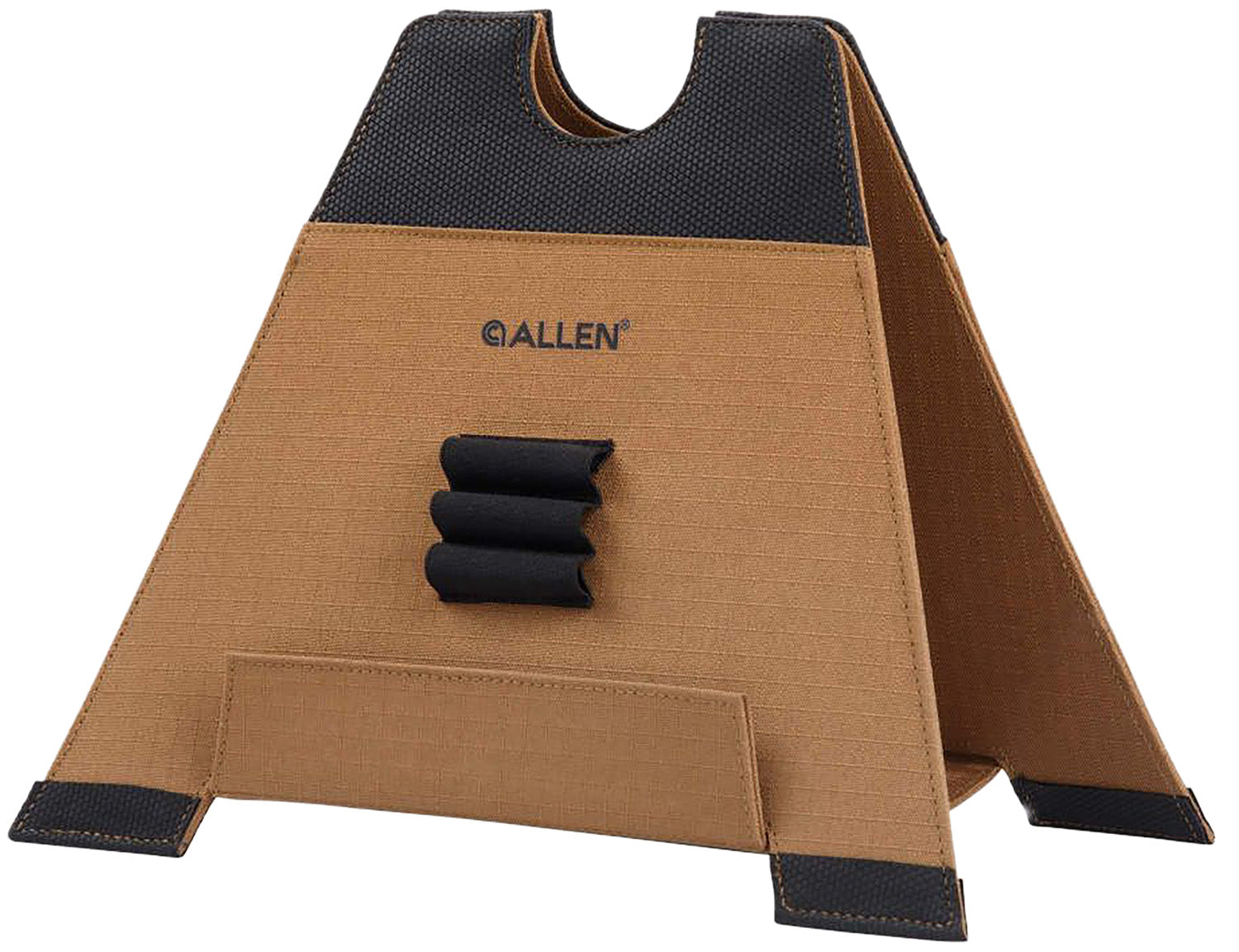 Allen 18414 X-Focus Portable Folding Shooting Rest Coyote Black Polyester 1.30 lbs