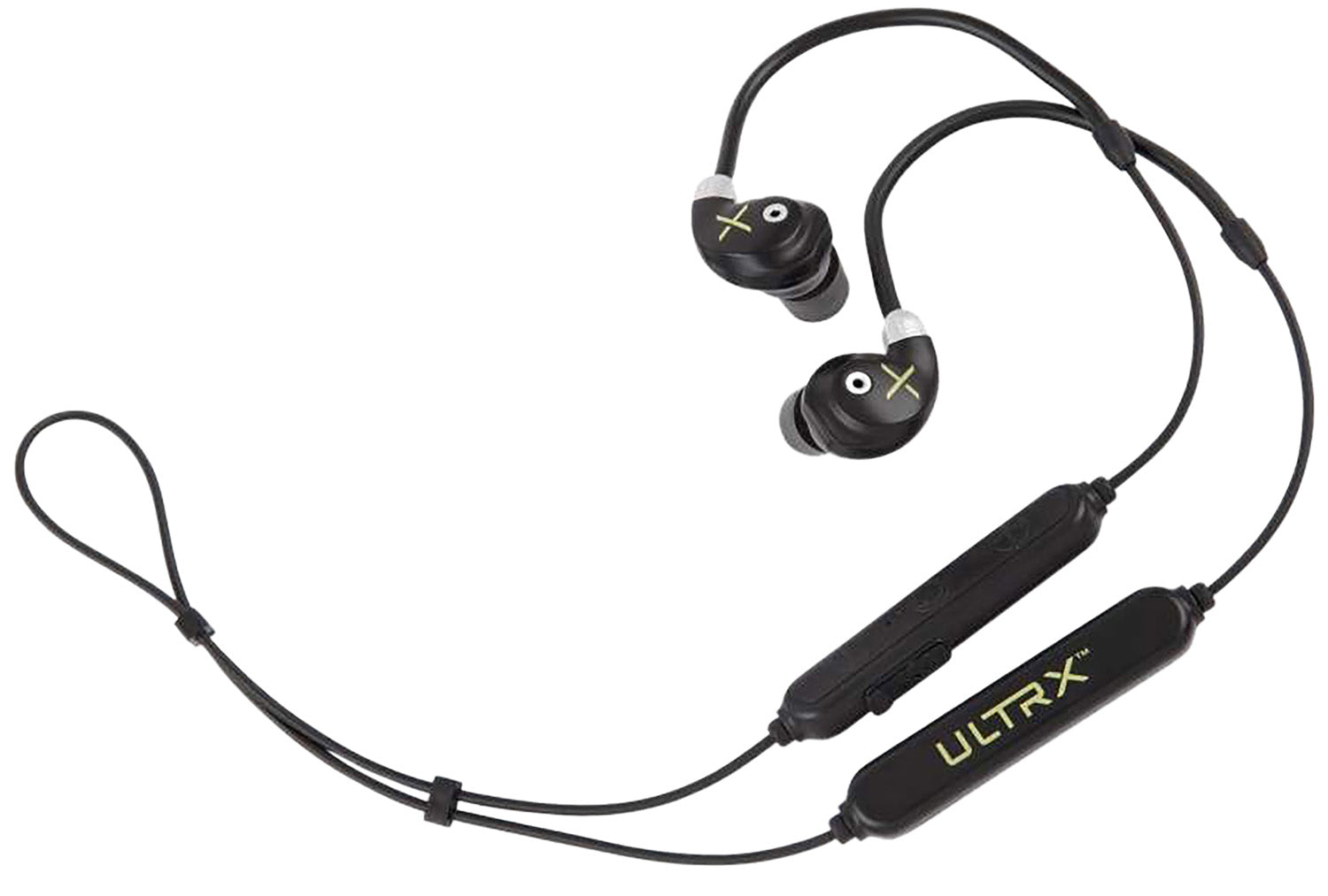 Allen ULTRX Bionic Fuse Bluetooth 5.3 Around-the-Neck Earbuds 26 dB Black Adult
